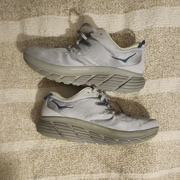 Hoka White Running Shoes - Picture 9 of 12